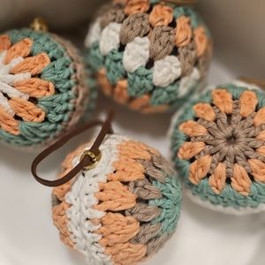 Handmade crochet ornaments